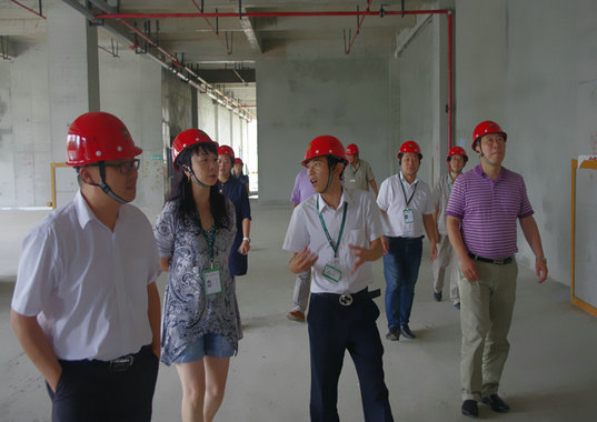 集團(tuán)工會驗(yàn)收公司四川新生命科技園工程項(xiàng)目“工人先鋒號”(圖1)